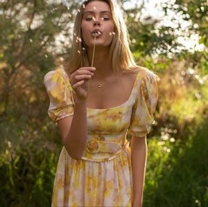 For Love and Lemons Floral dress